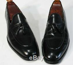 Church's Custom Grade Shoes 13B Black Tassel Loafers Bench Made in England