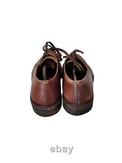 Church's Custom Grade Shoes Dainite Sole Brown Leather Derby Size UK 11 F