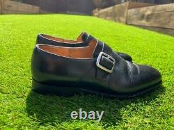 Church's Custom Grade Sydney Black Monk Shoes 8 80G (RRP £445)