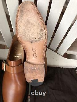 Church's Custom Grade Sydney Tan Brown Monkstrap Shoes 8 80F Size U. K. 8 EU 42