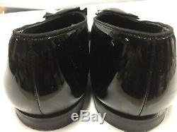 Church's Custom Grade Tuxedo Dress Shoes Vintage Size 11 D Black Metalic Good Co