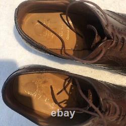 Church's Custom Grade leather dress brogue shoes Men's jones UK13 crockett brown