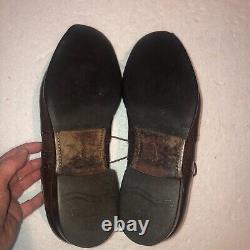 Church's Custom Grade leather dress brogue shoes Men's jones UK13 crockett brown
