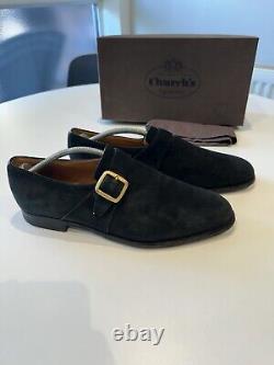 Church's'Custom grade' Black Suede Westbury Shoes Size 11 F