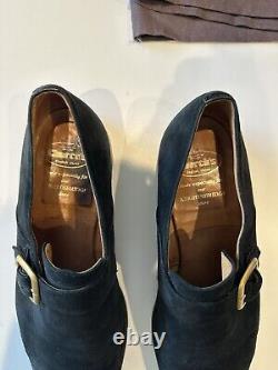 Church's'Custom grade' Black Suede Westbury Shoes Size 11 F