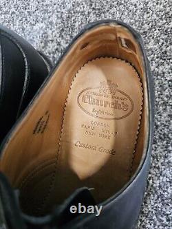 Church's Derby Shoes Men's UK 7.5 Custom Grade Black Lug Soles McNeil