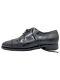 Church's Dress Shoe Custom Grade Medallion Straight Tip Black Leather Used