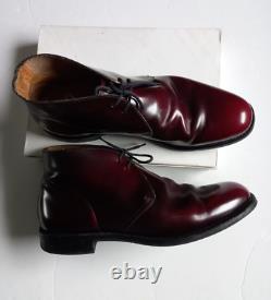 Church's English Shoes Mens Custom Grade Maroon Leather Size 3.5
