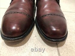 Church's Exmouth Shoes Burgundy Nevada Calf Uk11 F Vgc Custom Grade Rrp £750