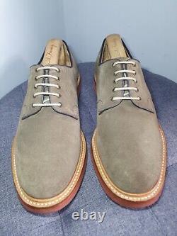 Church's'Fulbeck' Custom Grade Shoes Size 7.5G Olive Green Excellent Condition