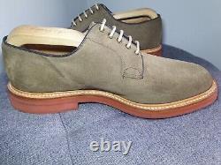 Church's'Fulbeck' Custom Grade Shoes Size 7.5G Olive Green Excellent Condition