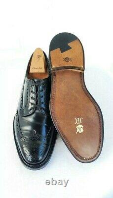 Church's Grafton Black Leather Custom Grade Wingtip Men's Oxfords UK 6.5, US 7.5