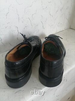 Church's Grafton Mens Black Shoes Custom Grade UK 10F Eur 44 USA 11. Very Good