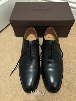 Church's Henry Oxford Black Calf Leather Custom Grade 9.5 F Worn Once