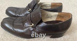 Church's Loafers Size 10 Custom Grade Brown Leather Shoes Made in England