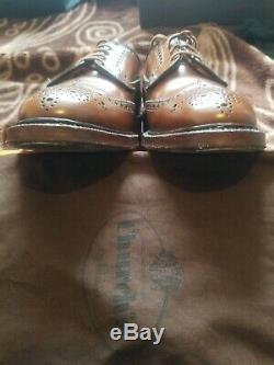 Church's Men BROWN leather Oxford Custom Grade Shoe Size UK 7 EU 41 VGC