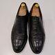 Church's Men's Black Leather Shoes Custom Grade Toe Cap Oxford Size Uk 10 G Vgc
