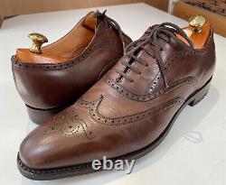 Church's Men's Custom Grade Oxford Wingtip Shoes UK Size 9.5 -F-Chestnut