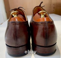 Church's Men's Custom Grade Oxford Wingtip Shoes UK Size 9.5 -F-Chestnut