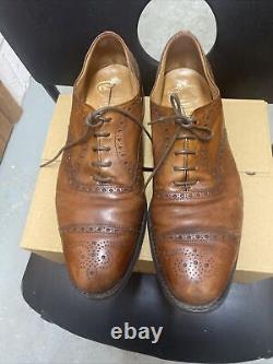 Church's Men's Custom Grade Semi Brogue Shoes Size 8.5 F
