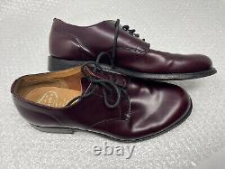 Church's Men's Leather Lace Up Shoes Custom Grade Size 6.5 F (Standard) Burgundy