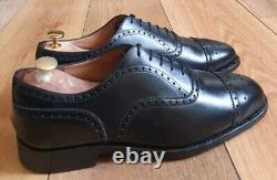 Church's Mens Black Custom Grade Brogues Shoes Uk Size 8.5 Us 9.5 Eu 42.5