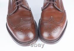 Church's Mens Brown Wingtip Custom Grade Dress Shoes Leather Size 7F US 8 EU 41