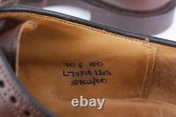 Church's Mens Brown Wingtip Custom Grade Dress Shoes Leather Size 7F US 8 EU 41