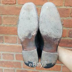 Church's Mens Diplomat Shoes Black Half Brogues 9 G Custom Grade Made England