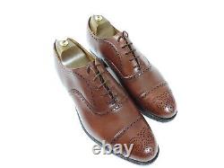 Church's Mens Shoes Brogues Custom Grade one brief wear Tan UK 8 US 9 EU 42 G