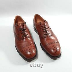 Church's Mens Shoes Custom Grade Brogues Tan Calf UK 7F US 8 EU 41 Minor Use