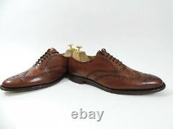 Church's Mens Shoes Custom Grade Brogues Tan UK 7 US 8 E 41 F Minor Use Calf