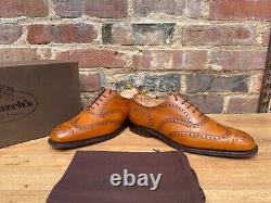 Church's Mens Shoes Custom Grade Brogues tan calf UK 9 US 10 EU 43 F worn once