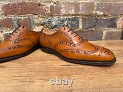 Church's Mens Shoes Custom Grade Brogues tan calf UK 9 US 10 EU 43 F worn once