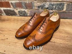 Church's Mens Shoes Custom Grade Brogues tan calf UK 9 US 10 EU 43 F worn once