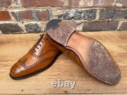 Church's Mens Shoes Custom Grade Brogues tan calf UK 9 US 10 EU 43 F worn once