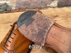 Church's Mens Shoes Custom Grade Brogues tan calf UK 9 US 10 EU 43 F worn once