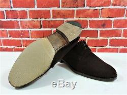 Church's Mens Shoes Custom Grade Brown Suede Oxford UK 7 US 8 EU 41 F Pre Prada