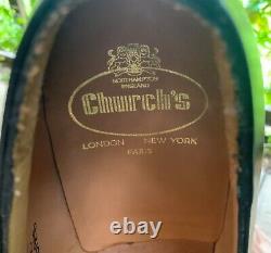 Church's Mens Shoes Custom Grade Buckle Plain 10.5 F US 11.5 EU 44.5 worn Once