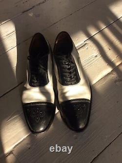 Church's Mens Shoes Custom Grade Derringer UK Size 10 F=100 Black/White