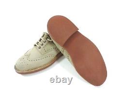 Church's Mens Shoes Custom Grade Suede Brogues UK 9 US 10 EU 43 G Rubber Soles