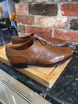 Church's Mens Wingate Leather Full Brogues UK 8.5 G Wide Fit Custom Grade