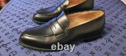 Church's Netton Black Leather Loafers 10 F But Fit Uk 9.5 F Width Custom Grade