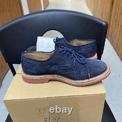Church's Orby men's custom grade suede brogue shoes size 8.5 G