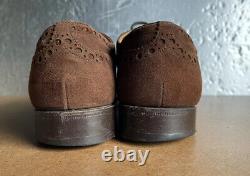 Church's Real Cape Buck Suede Custom Grade Oxford Brogues Mens UK Size 8 F
