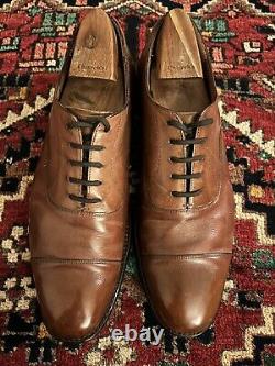 Church's Shoes 8F, Oxford, Custom Grade, Last 173, Nevada Calf, Tan