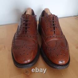 Church's Shoes Custom Grade Burwood Brogues Mens UK Size 7 F Brown