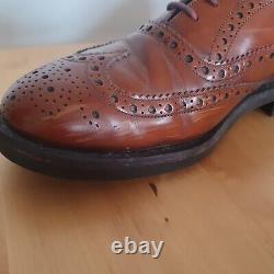 Church's Shoes Custom Grade Burwood Brogues Mens UK Size 7 F Brown