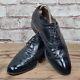 Church's Shoes Custom Grade Size 9.5 F Regular Fit Black Leather Oxford Brogues