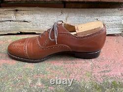 Church's Shoes, Custom Grade, Vintage Cap-toe Oxford, Semi-brogue